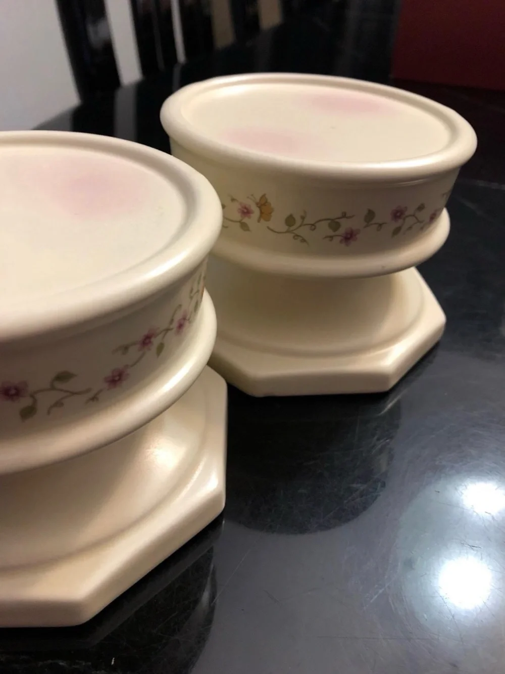 Vintage Betsey Clark Hallmark Pillar Candle Holders